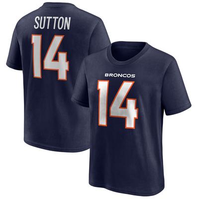 Denver Broncos Name und Nummer Grafik T-Shirt - Courtland Sutton 14 - Jugendliche Image