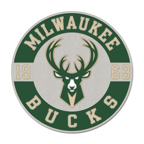 Milwaukee Bucks Round Email Pin Abzeichen