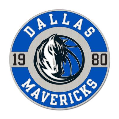Dallas Mavericks runder Emaille-Anstecknadel Image