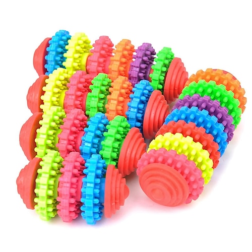 Kau-Spielzeug Zahnhygienespielzeug Interaktives Katzenspielzeug Spaß Katzenspielzeug Nagetiere Hunde Hasen Katzen Pelzige Kleintiere haustierfreundlich Silikon Geschenk Haustier Spielzeug Haustier