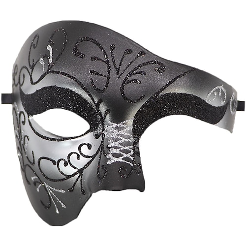 Karneval 2026 Karnevalsmaske Karneval Maske Venezianische Maske Augenmaske Das Phantom der Oper Sexy Kostüm Erwachsene Herren Damen Halloween Karneval Party Einfaches Karnevalskostüm Verkleiden Image