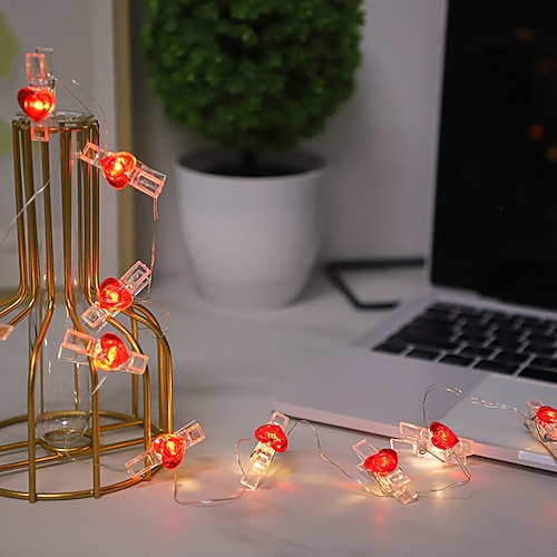 Weihnachtsmann-Lichterkette Schneemann-Glocken Zuckerlampen Deko LED Feenlichter 3M-30LEDs 2M-20LEDs Batteriebetriebene Weihnachtsbaum Gartenheim Party-Atmosphärendekoration Image
