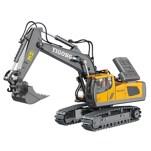120 RC-Bagger 2,4 g ferngesteuertes technisches Fahrzeug Raupenbulldozer Muldenkipper Elektroauto Spielzeug für Jungen Kinder Geschenke für Kinder