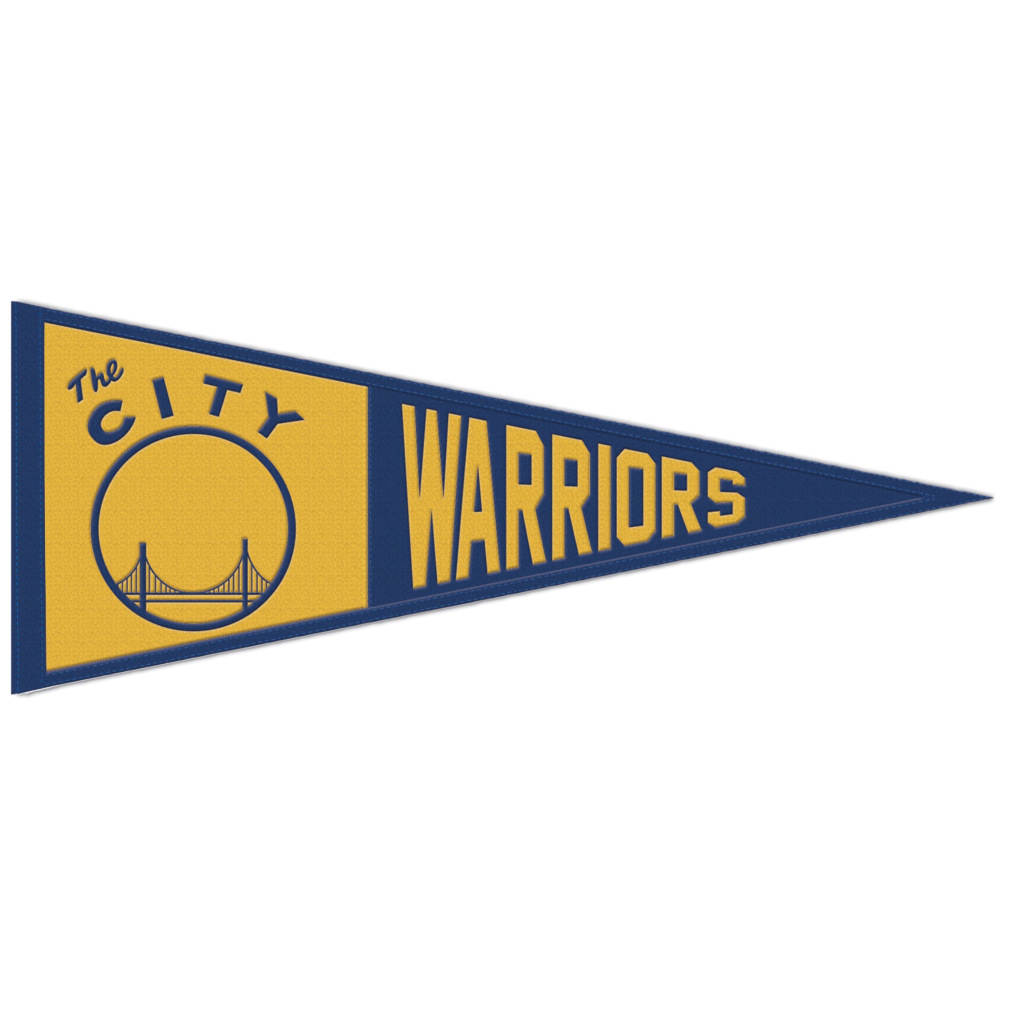 Fanion rétro en laine Golden State Warriors 13x32 - No Gender Taille: One Size Only
