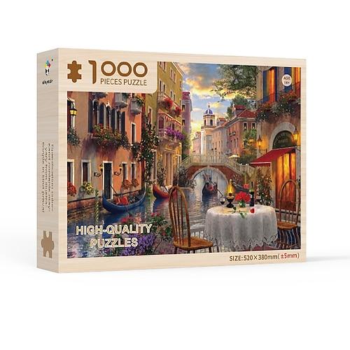 1000 Teile Holzpuzzle für Erwachsene, weihnachtliches personalisiertes Puzzlespielzeug