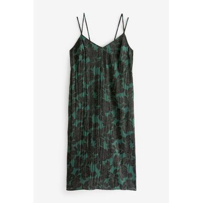 Gap Womens Green Crinkle Sleeveless V Neck Dress - Green