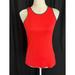 J. Crew Tops | J Crew Faux Leather Crew Neck Tank Top | Color: Black/Red | Size: Xs