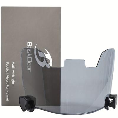 TEMU Football Visor Clear Football Helmet Eye-shield Visor