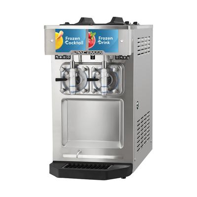 Spaceman 6455-C Frozen Drink Machine w/ (2) 8 1/2 qt Bowls - 190 Servings/hr., 19"W, 110-120v, Silver