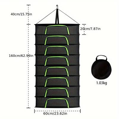 TEMU U-shaped Plant Drying Net With 8 Layers Image