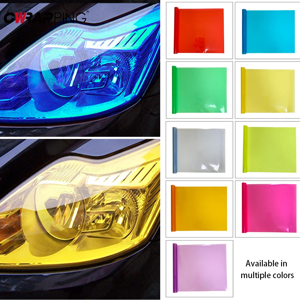 Pellicola per fari per auto Camaleonte Styling Fari Tinta Adesivo Faro Fanale posteriore Fendinebbia Cambia colore Pellicola per accessori auto