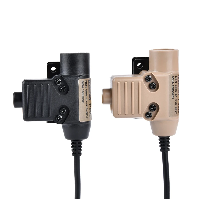 Militär U94 PTT Baofeng Taktisches Headset PTT für Earmor Comtact Kopfhörer Jagd Headset U94PTT Fit Kenwood Motorola Stecker Image