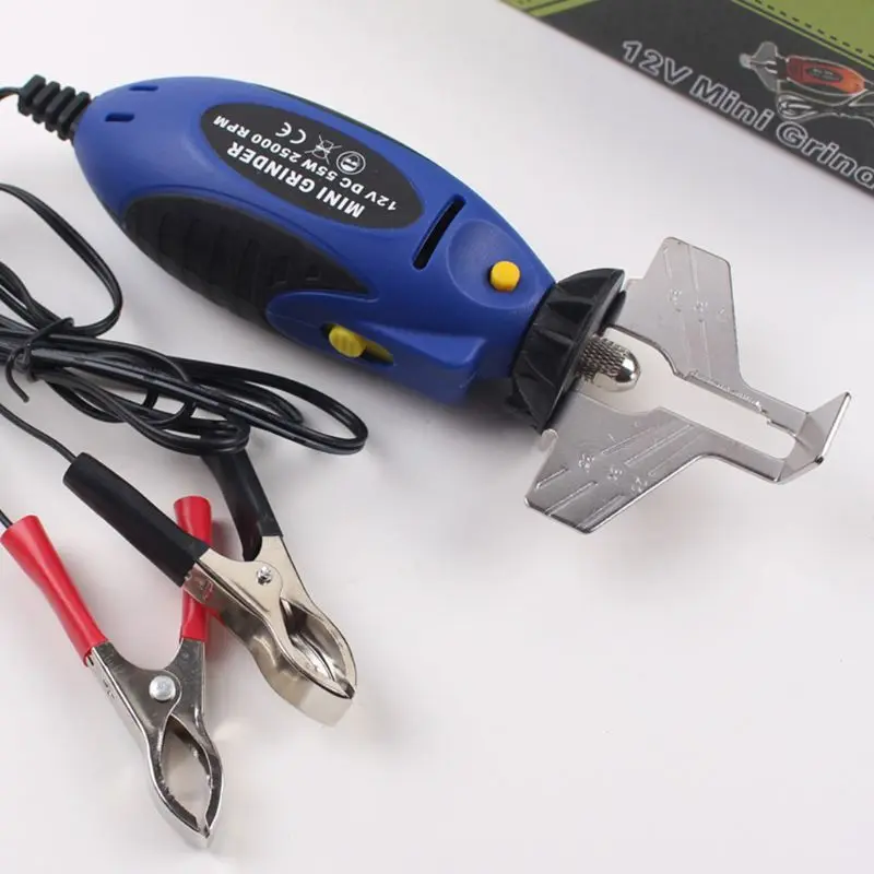 Mini Kettensäge Kette 12V Kettensäge Schärfer Schleifer hochwertige elektrische Schleifer Feilen werkzeuge Elektro werkzeug Image