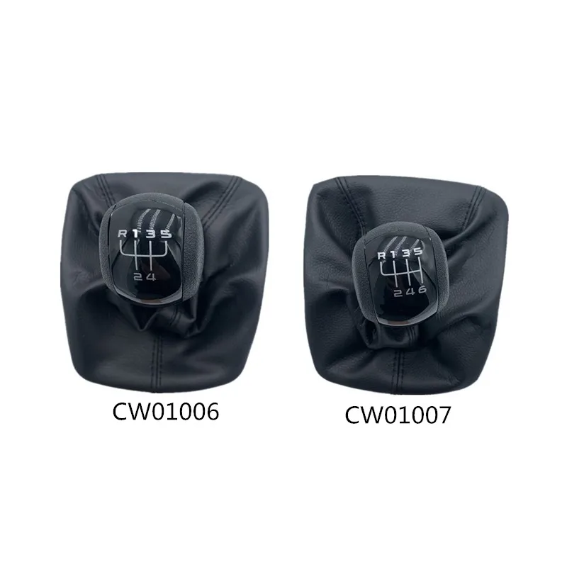 5 / 6 velocità per Skoda Octavia 2 A5 A6 2004 2005 2006 2007 2008 2009 2010 2011 2012 2013 leva del cambio Stick pomello del cambio stivale in pelle