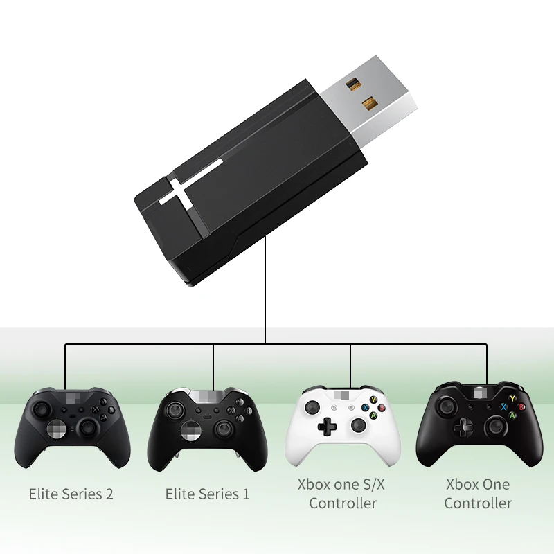 Aolion usb empfänger für xbox one 2. generation controller pc drahtloser adapter für windows7/8/10 laptops controller adapter Image
