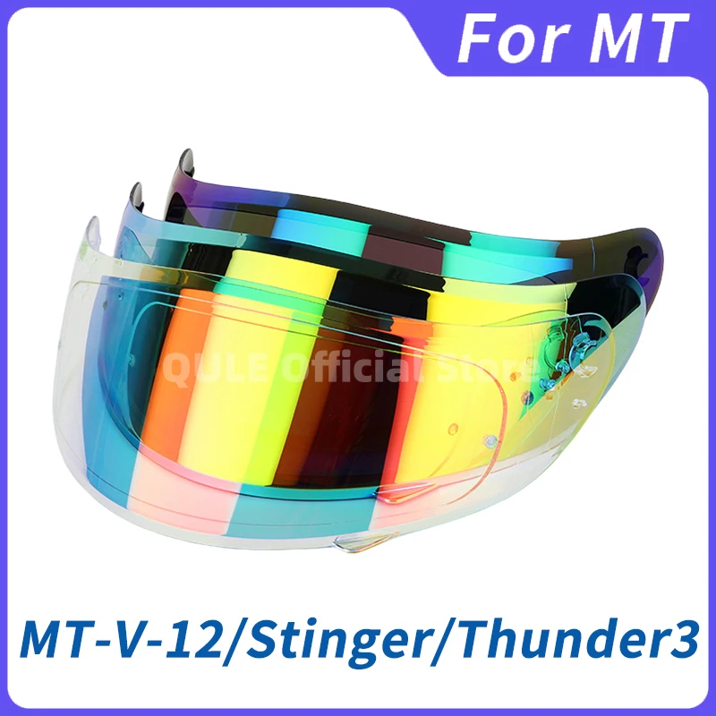 FÜR MT MT-V-12 Helmschild für MT STINGER Helm und THUNDER 3 Helm Ersatzteile THUNDER 3SV Visier Image