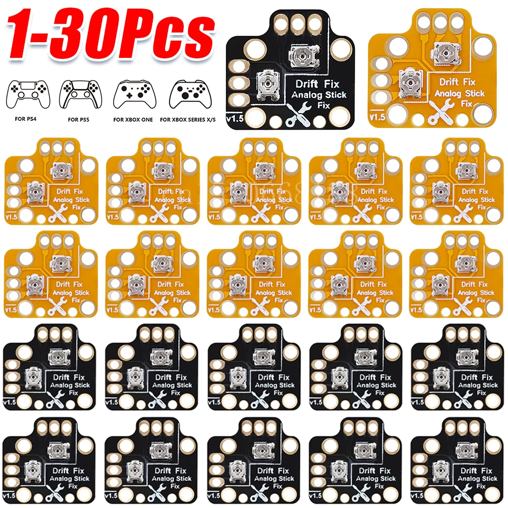 1-30 Stück Gamepad Joystick Drift Reparatur Board Modul für ps4 ps5 xbox ein Universal Controller analog Daumen Stick Drift Fix Mod Image