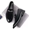 Herren Party Schuhe Schwarz Luxus Herren Formale Lederschuhe Slip on Lackleder Business Casual Schuhe Loafers Große Größe Zapatos