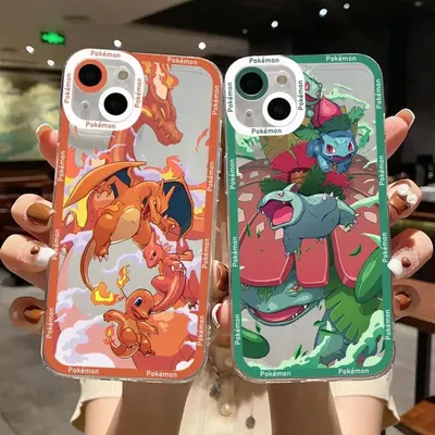 Pokemon Charizard Pikachu Phone Case for Samsung Galaxy A55 A54 A34 A35 A15 A14 5G A05 A05S S24 S23