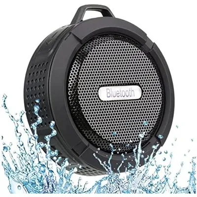 Outdoor Waterproof Bluetooth Speaker, Wireless Portable Mini Shower Travel Speaker with Subwoofer for Sports Pool, Beach, Hiking