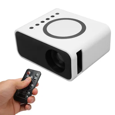 Tragbarer Mini-Projektor, vollständig hochauflösender 1080P-LED-Projektor, Heimkino-Filmprojektor Image