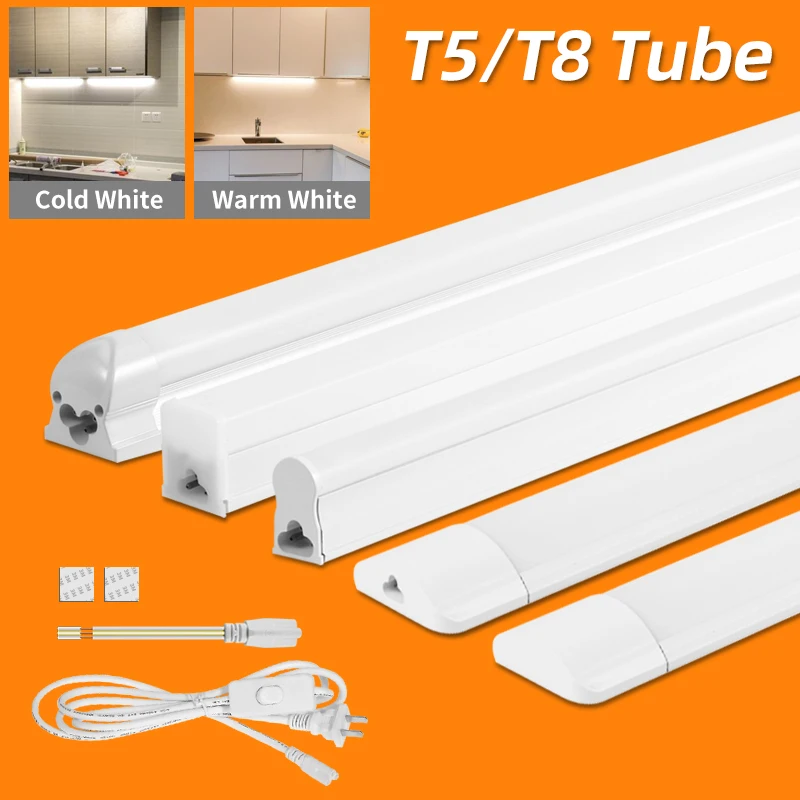 LED-Küchen licht unter Schrank 10w 20w LED-Rohr Bar Wand leuchte ultra dünne Home Schlafzimmer Küchen schrank Innen beleuchtung 220V Raum