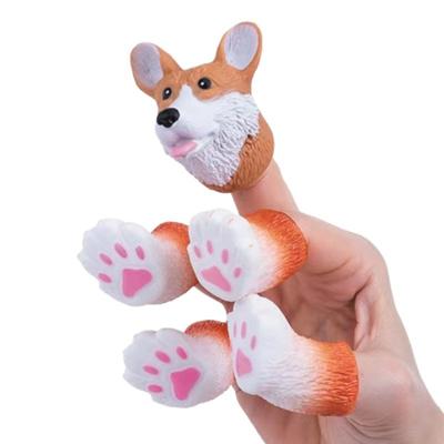 Squirrel Finger Puppet Set Animals Puppet Show Theater Props Novelty Toys Weird Stuff Gifts for Halloween Christmas