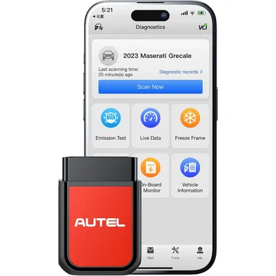 Autel AP2500E OBD2 Scanner Bluetooth Code Reader OBDII Scanner All-System Diagnostic Tool CAN FD Car