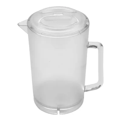 3064-1-CL 64 oz. Clear Plastic Pitcher with lid, Dishwasher Safe, Break Resistant, for Indoor and