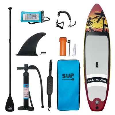 Inflatable Stand Up Paddle Board 10’6" 33" 6" Inflatable Paddle Board with Aluminum Paddle Pump