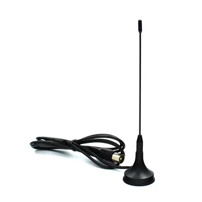 5dBi Indoor Digital DVB-T TV Antenna Freeview HDTV Antenna Aerial Booster With 1.5 M Cable For DVB-T