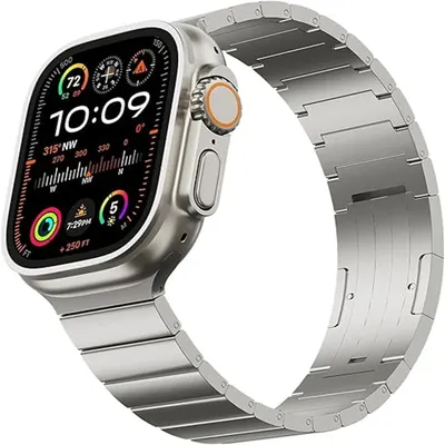 100% pure Titanium Strap For Apple Watch Ultra 2/Ultra 49mm,Lightweight Band for iWatch Series