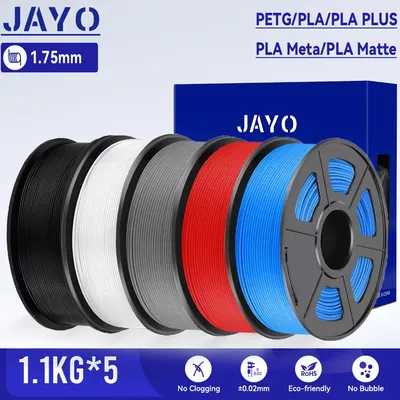 JAYO 3D PLA /PETG/PLA PLUS/ PLA meta /PLA matte Filament 1.75mm 3D Printer Filament 1.1KG/Roll