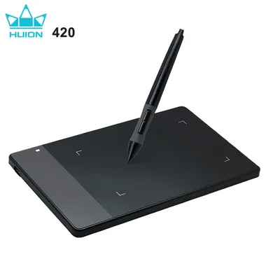 HUION 420 4 Inches Digital Tablets Professional Signature Pen Tablet Graphics Drawing Tablet Best