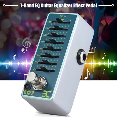 ENO EX EQ7 Guitar Equalizer Effect Pedal 7-Band EQ Full Metal Shell True Bypass