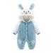 Girls Boys Winter Toddler Boy Romper Long Sleeve Jumpsuit Rabbit Just one You Girl Ears Rabbit Print Outwear Summer Girl Clothes Warm Clothes