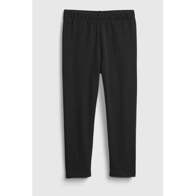 Gap Girls Black Full Length Basic Cotton Leggings (6mths-5yrs) - Black