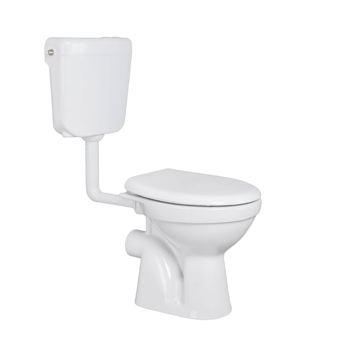 Belvit Dusch WC mit Bidet Funktion – Standtoilette mit Taharet, Hygienedusche, Spülkasten und Softclose WC-Deckel, waagerechter Abgang, Komplettset Image