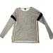 J. Crew Tops | (4 For $25 Deal!) J Crew Cotton Zippered Stripe Pullover S | Color: Gray | Size: S