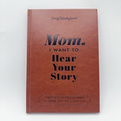 TEMU Mom, I Want To : A Mother's Guided Journal To Share Her Life & - Leather Wrapped , Ribbon Bookmark