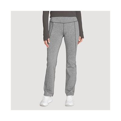 Eddie Bauer Women's Crossover Trail Adventure High-Rise Fleece-Lined Pants - Black/White - Size XXL