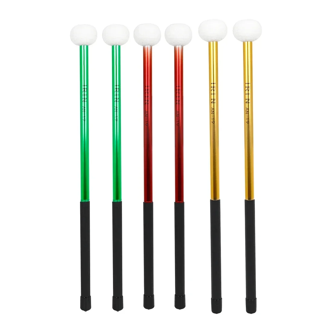 1 Paar Dingyin Hammer Filzkopf Aluminium legierung Anti-Rutsch-Griff Drum Sticks Bands Musical spielen Drumsticks Percussion Teile Image