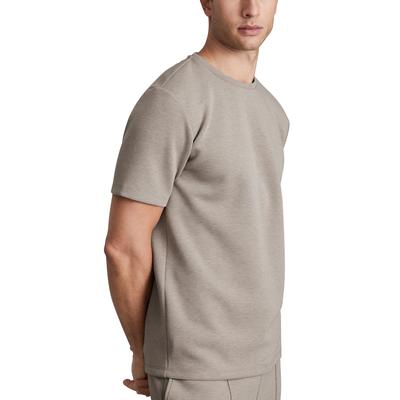 Reiss Bradley Interlock Slim Fit Crewneck Tee - Taupe