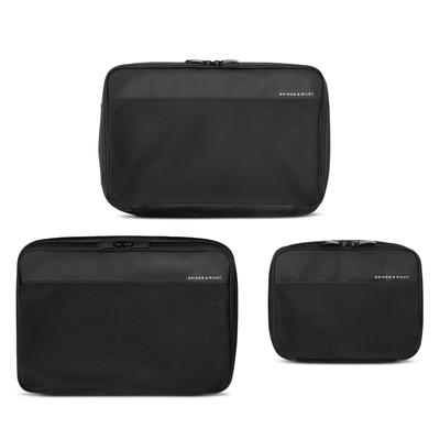 Briggs & Riley 3 Piece Carry On Packing Cube Set - Black