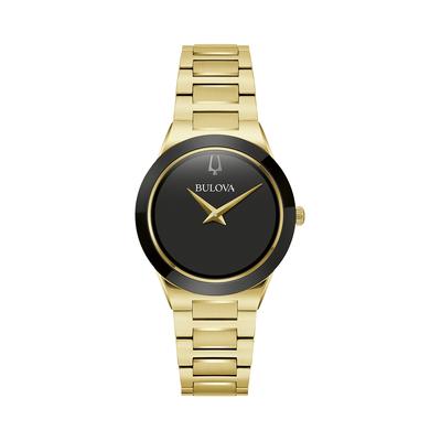Bulova Modern Millennia Watch, 32mm - Black/Gold