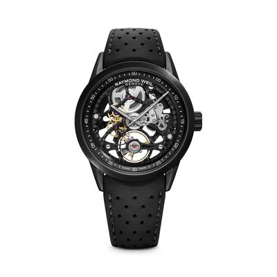 Raymond Weil Freelancer Skeleton Watch, 42mm - Black