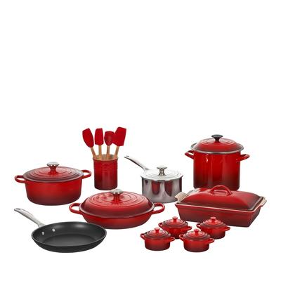 Le Creuset 20 Piece Mixed Materials Cookware Set - Serise