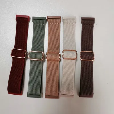 Nylon band für Fitbit Versa 3 Band verstellbares elastisches Ersatz armband für Fitbit Versa 4 Smartwatch-Armband