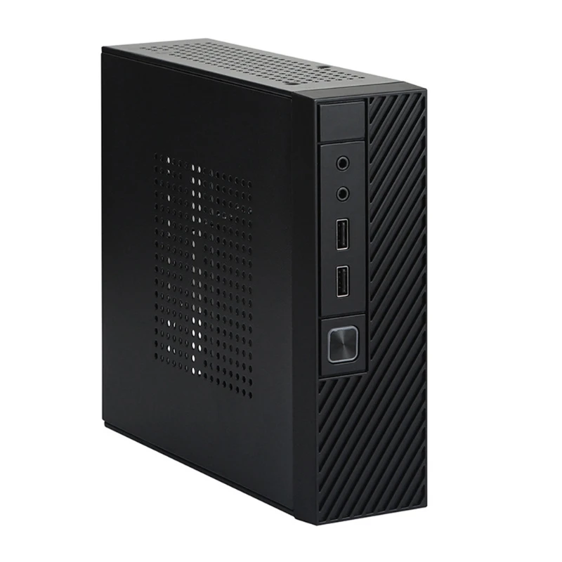 HTPC Fall Mini ITX Gaming PC Chassis Desktop Micro Chassis Home Theater Computer Gehäuse box kleine fall 87HD Image
