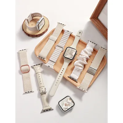 Starlight Series Band für Apple Watch Armband 45 mm 41 mm 40 mm 49 mm 44 mm 38 Silikon geflochtenes Image